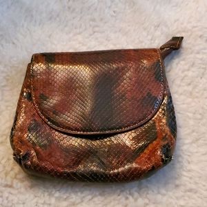Vintage leather banana republic small  purse